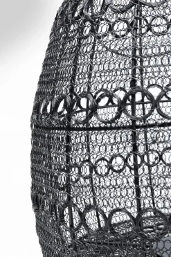 KARE Laterne Hayat Cone Schwarz 37cm