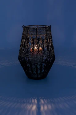 KARE Laterne Hayat Schwarz 33cm