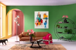 KARE Leinwandbild Be Happy 150x120cm