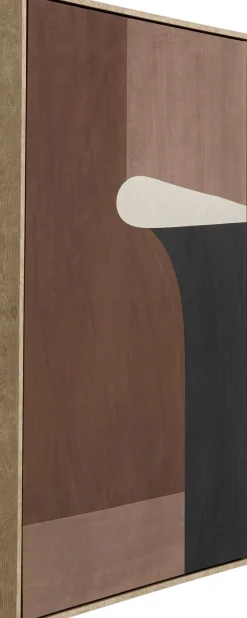 KARE Leinwandbild Classic Shape Brownie 60x90cm