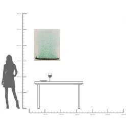 KARE Leinwandbild Flower Boat Beige Grün 80x100cm