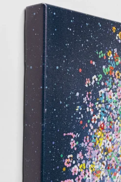 KARE Leinwandbild Flying Elephant At Night 120x160cm