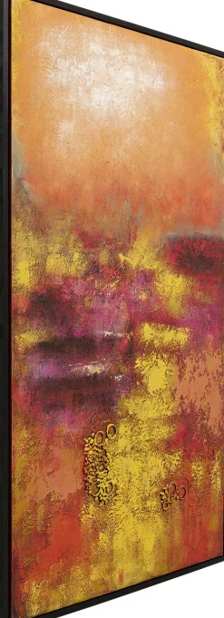 KARE Leinwandbild Jardin Rot 125x215cm