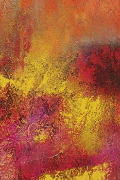 KARE Leinwandbild Jardin Rot 125x215cm