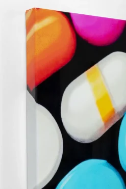 KARE Leinwandbild Pastilla Stripes 70x140cm