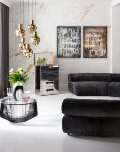 KARE Leinwandbild Shadows Braun 90x120cm