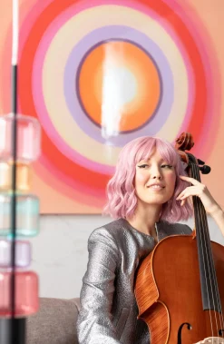 KARE Leinwandbild Tendency Circle Pink 120x120cm