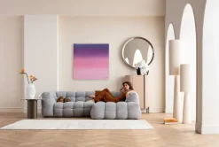 KARE Leinwandbild Tendency Lilac 120x120cm