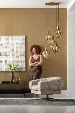 KARE Leinwandbild Treccia 120x120cm