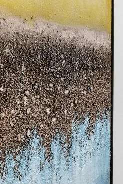 KARE Leinwandbild Vista Blau 90x120cm