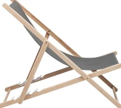 KARE Liegestuhl Easy Summer Grau