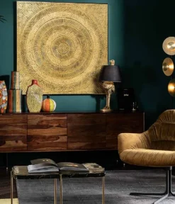 KARE Objektbild Art Circle Gold 120x120cm