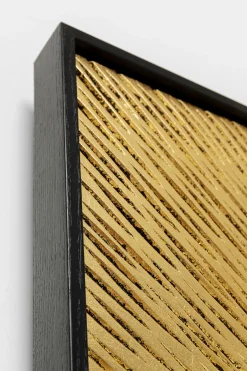 KARE Objektbild Art Geometric Circle Gold 120x120cm