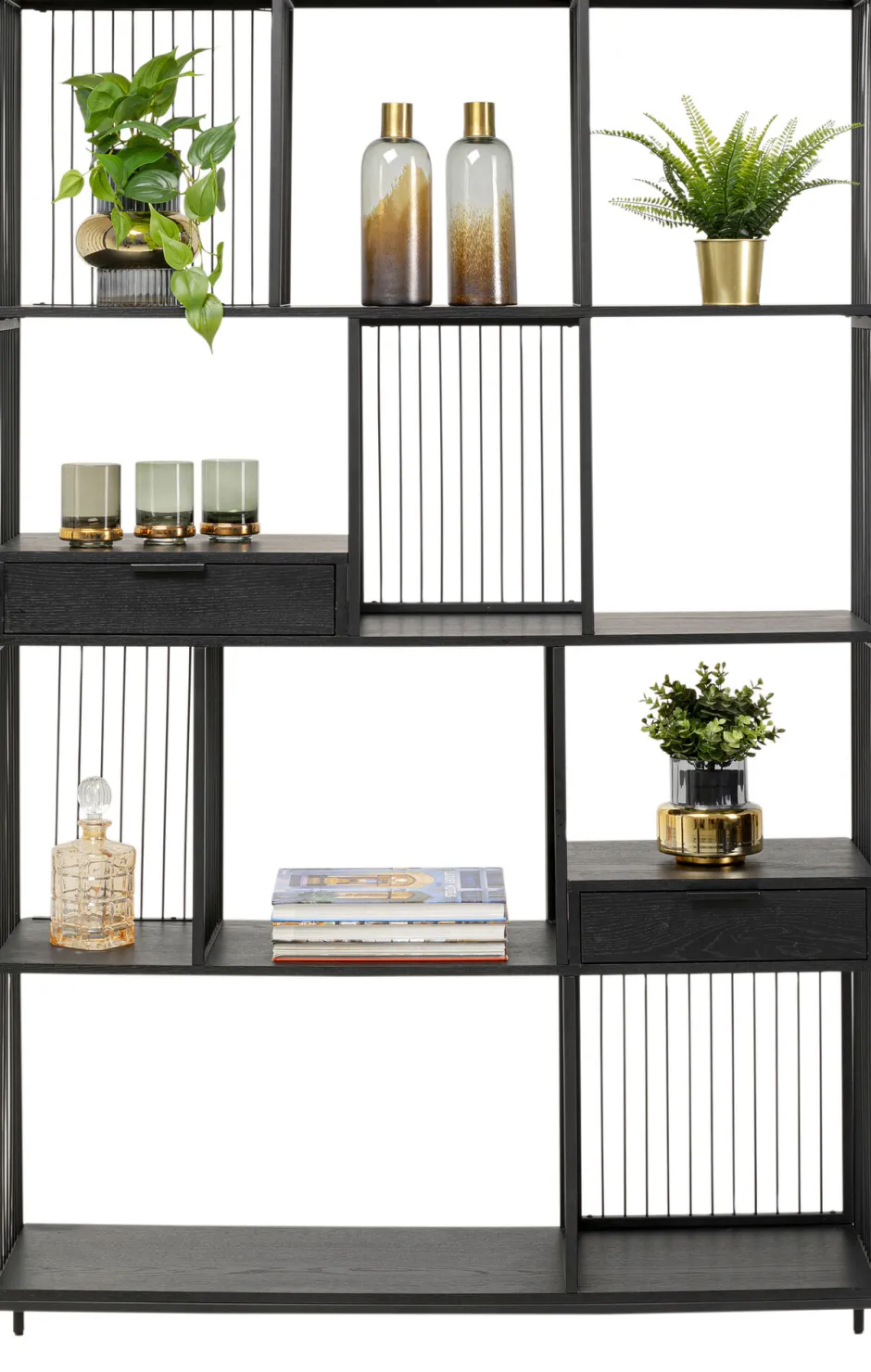 KARE Regal Bologna Schwarz 125x200cm