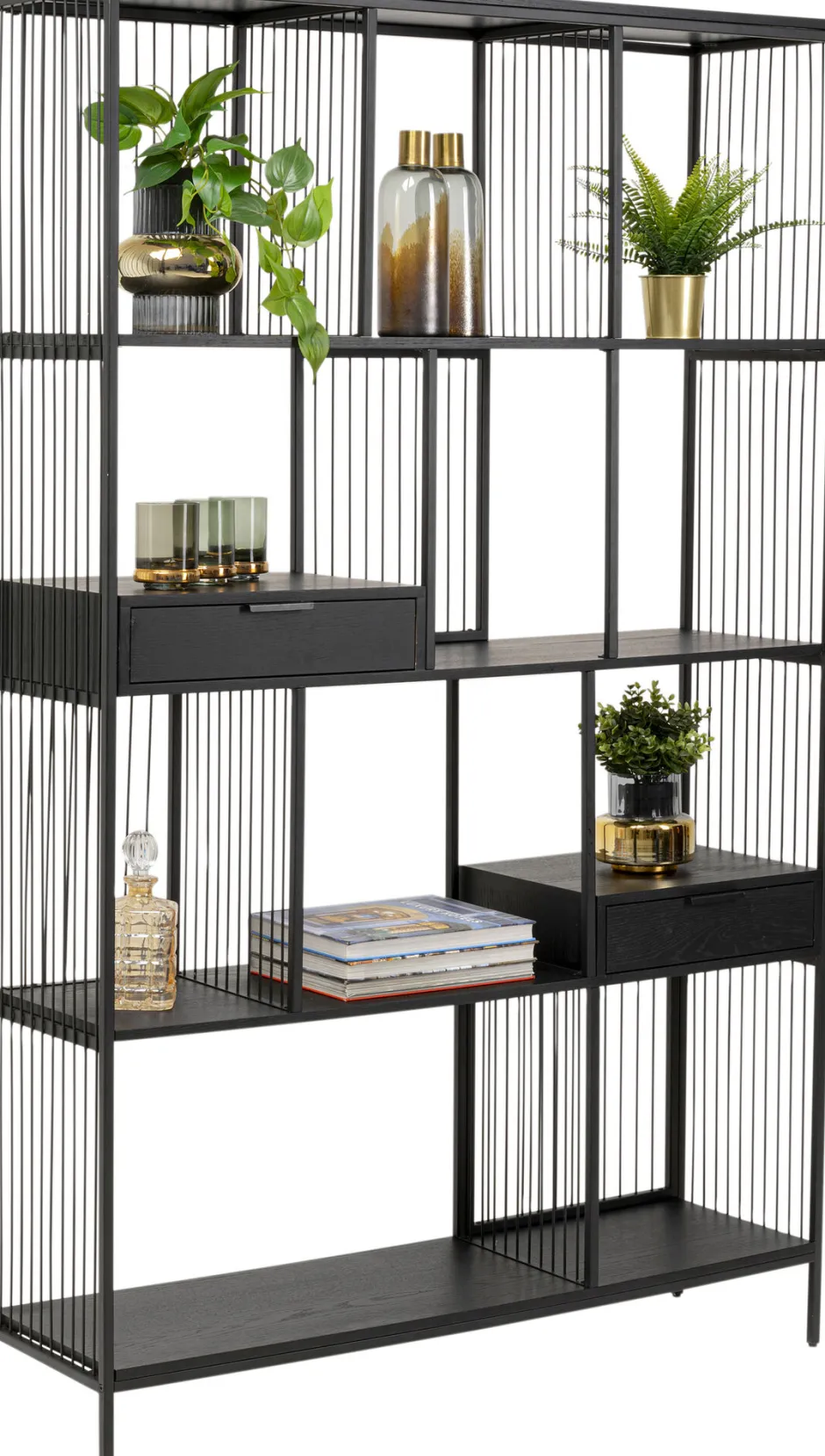 KARE Regal Bologna Schwarz 125x200cm