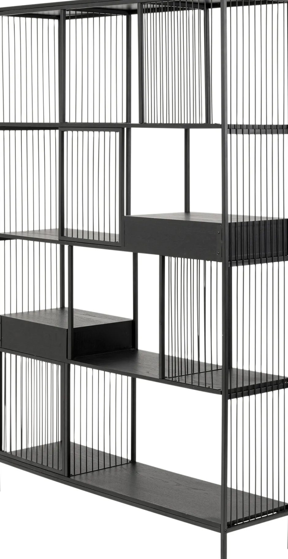 KARE Regal Bologna Schwarz 125x200cm