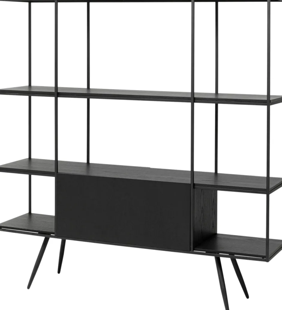 KARE Regal Cosy Sixties Schwarz 180x183cm