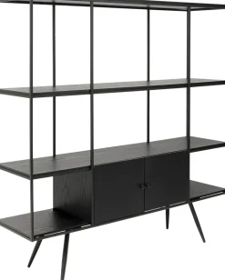 KARE Regal Cosy Sixties Schwarz 180x183cm