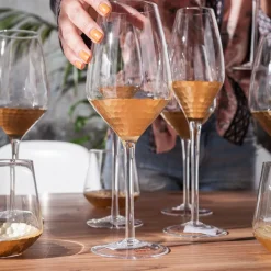 KARE Rotweinglas Gobi