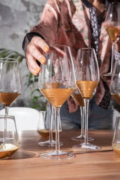 KARE Rotweinglas Gobi