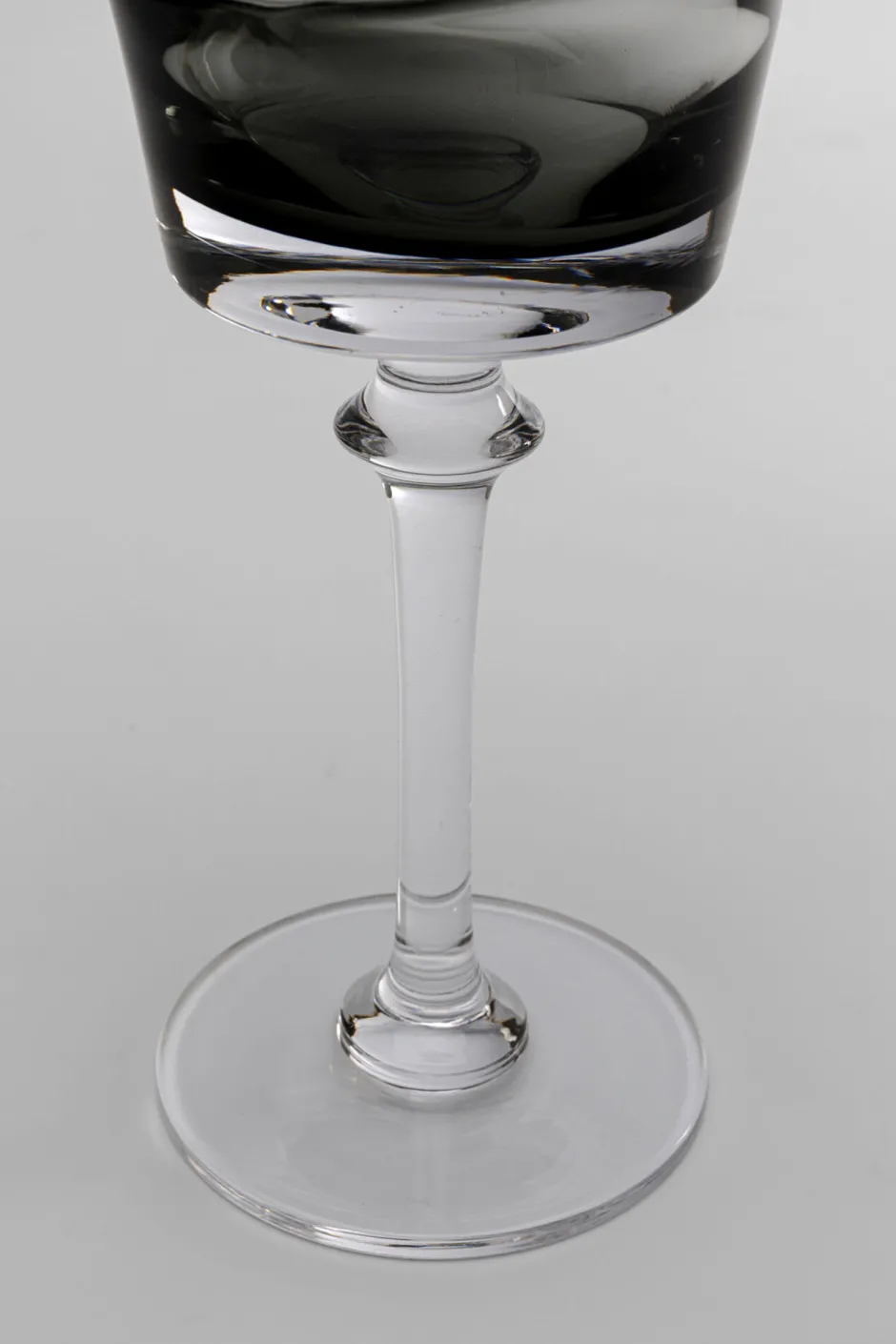 KARE Rotweinglas Mimi Grey 21cm