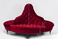 KARE Rundsofa Boudoir 4-Sitzer Small