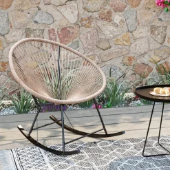 KARE Schaukelstuhl Acapulco Natur