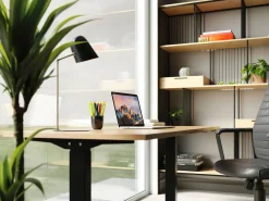 KARE Schreibtisch Office Jackie Eiche Schwarz 160x80