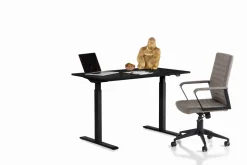 KARE Schreibtisch Office Smart Schwarz Schwarz 120x60