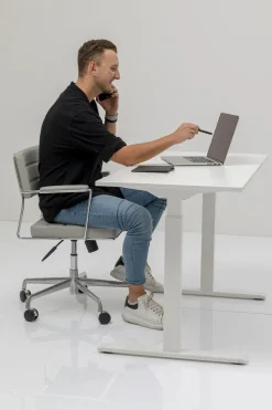 KARE Schreibtisch Office Smart Weiß Weiß 160x80