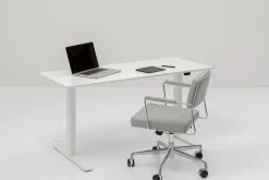 KARE Schreibtisch Office Smart Weiß Weiß 160x80