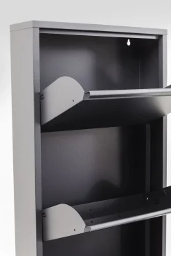 KARE Schuhkipper Caruso 5-er Anthrazit