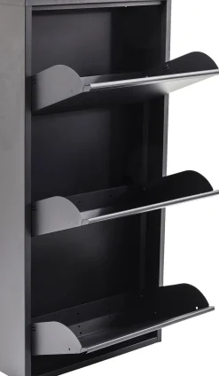 KARE Schuhkipper Caruso 3-er Anthrazit