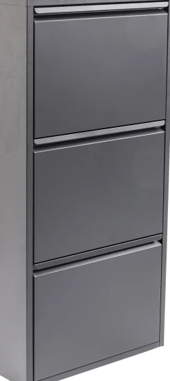 KARE Schuhkipper Caruso 3-er Anthrazit