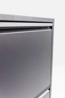 KARE Schuhkipper Caruso 3-er Anthrazit