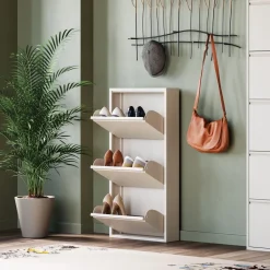 KARE Schuhkipper Caruso 3-er Creme