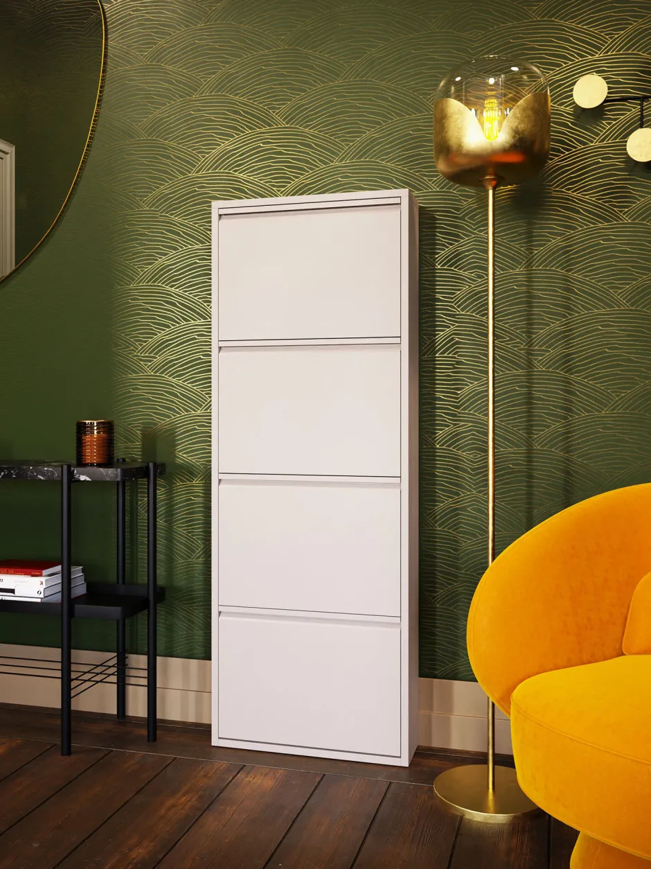 KARE Schuhkipper Caruso 4-er Creme