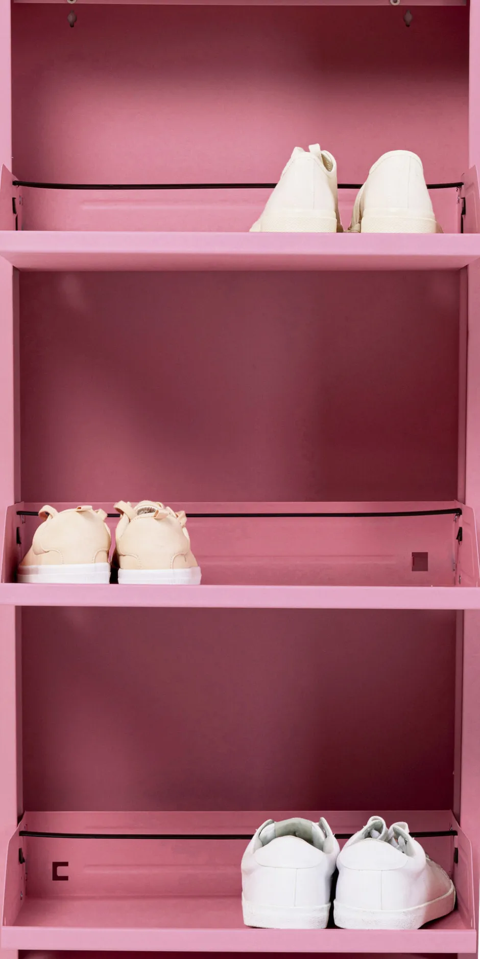 KARE Schuhkipper Caruso 3-er Rosa