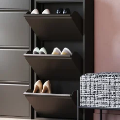 KARE Schuhkipper Caruso 3-er Schwarz