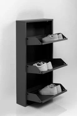 KARE Schuhkipper Caruso 3-er Schwarz