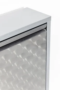 KARE Schuhkipper Caruso 3-er silber/geflext