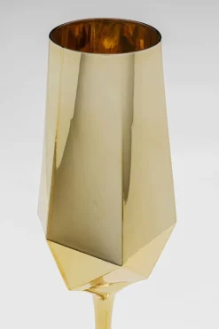 KARE Sektglas Diamond Gold