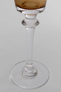 KARE Sektglas Mimi Amber 24cm