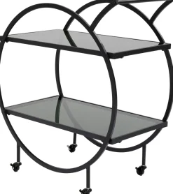 KARE Servierwagen Loft Schwarz