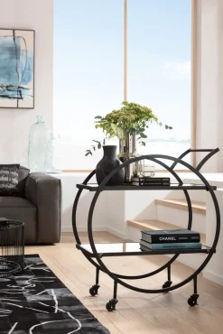 KARE Servierwagen Loft Schwarz