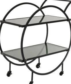 KARE Servierwagen Loft Schwarz