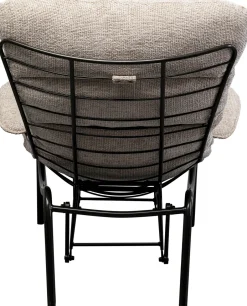 KARE Sessel + Hocker Vienna Swing Beige