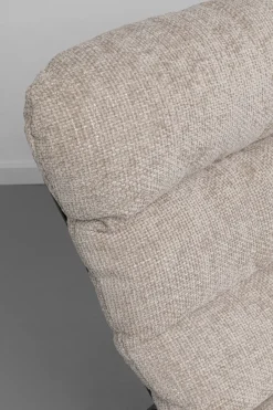 KARE Sessel + Hocker Vienna Swing Beige