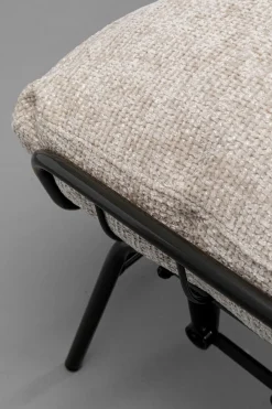 KARE Sessel + Hocker Vienna Swing Beige