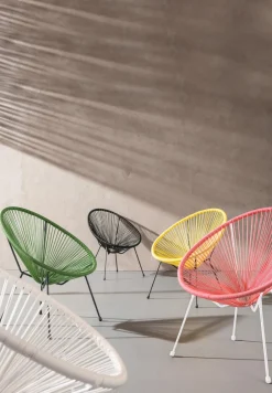 KARE Sessel Acapulco Mono Weiß